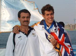 l-r kyle and brendan capell world champ 25k 2004 photo john saliba collection.jpg